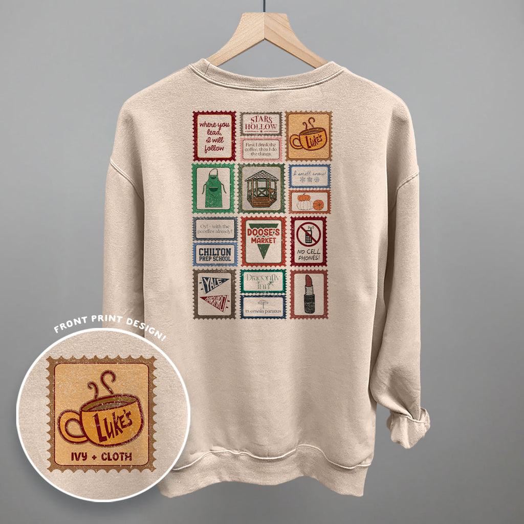 Gilmore Girls Stamps (Back Print) T-Shirts, Hoodie, Sweatshirt | RetroVerseTees.com (Image 3)