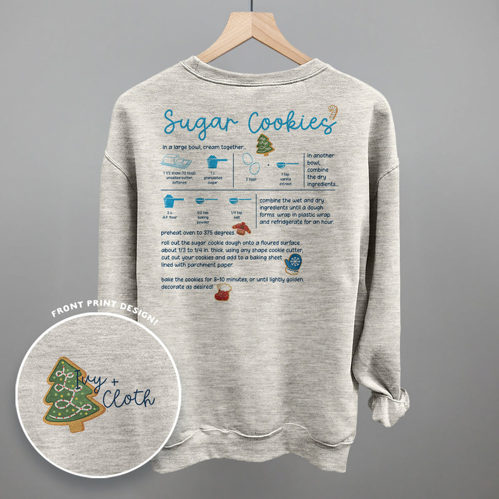 Sugar Cookie Recipe (Back Print) T-Shirts, Hoodie, Sweatshirt | RetroVerseTees.com (Image 5)