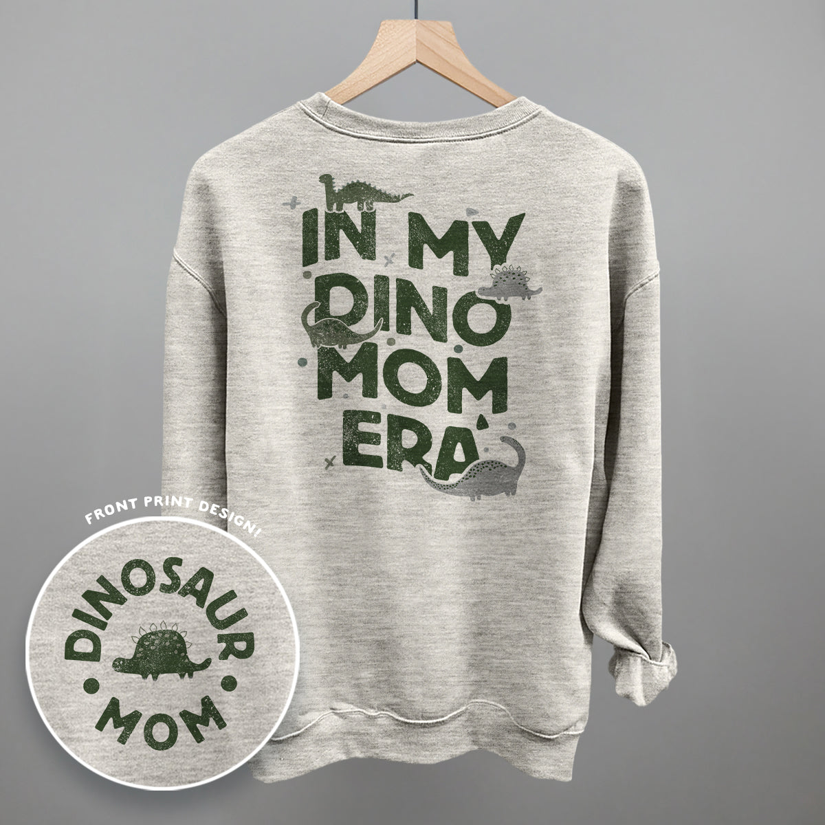 In My Dino Mom Era (Back Print) T-Shirts, Hoodie, Sweatshirt | RetroVerseTees.com (Image 5)