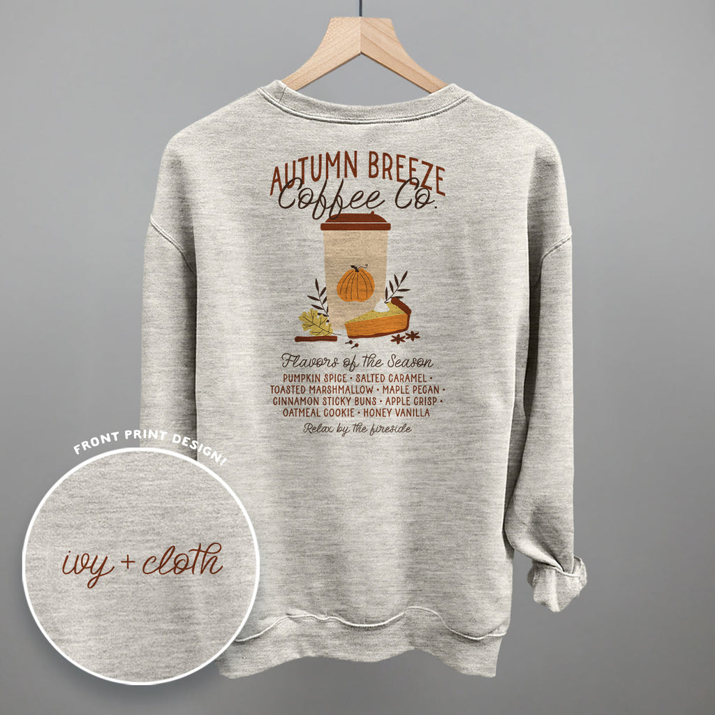 Autumn Breeze Coffee Co. (Back Print) T-Shirts, Hoodie, Sweatshirt | RetroVerseTees.com (Image 3)