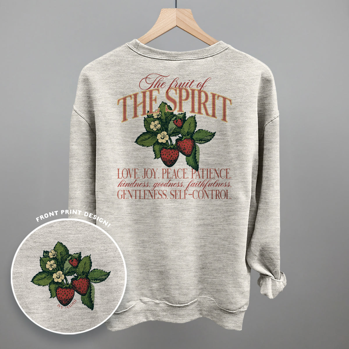 The Fruit Of The Spirit (Back Print) T-Shirts, Hoodie, Sweatshirt | RetroVerseTees.com (Image 5)