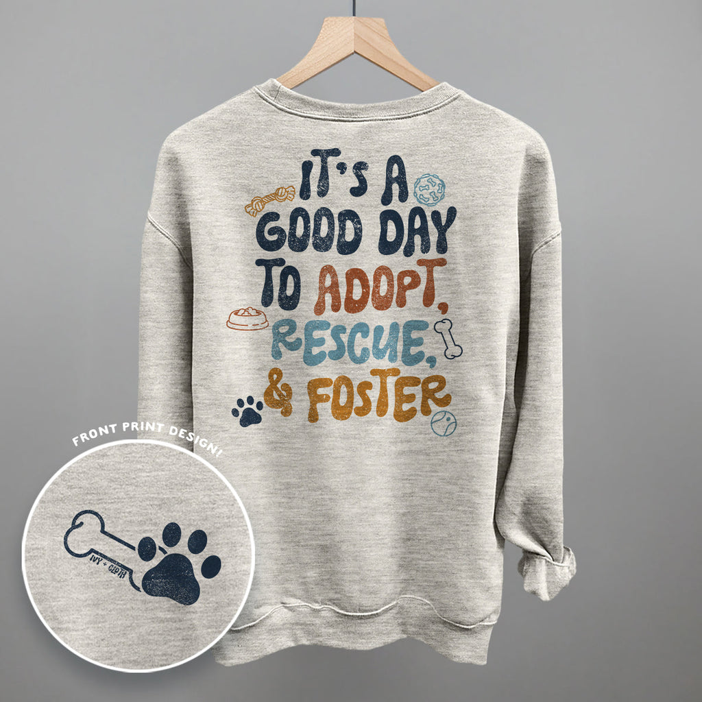 Adopt, Rescue, & Foster (Back Print) T-Shirts, Hoodie, Sweatshirt | RetroVerseTees.com (Image 4)