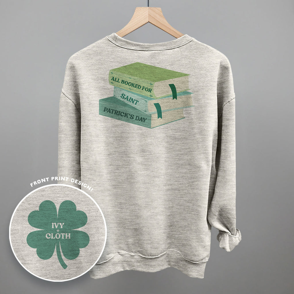 All Booked For St Patrick's Day (Back Print) T-Shirts, Hoodie, Sweatshirt | RetroVerseTees.com (Image 3)
