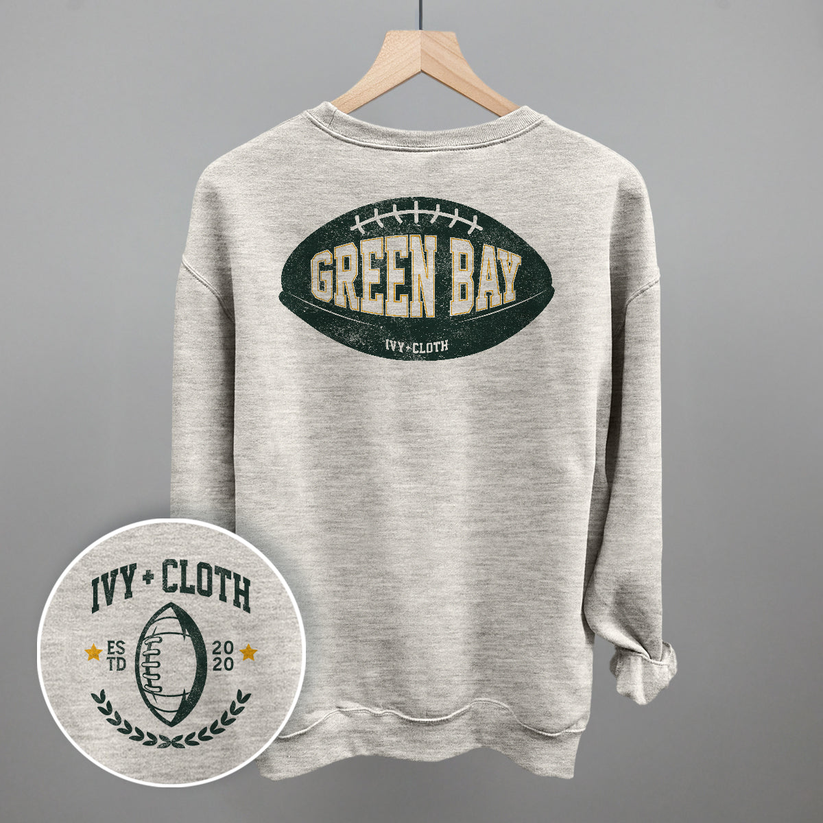 Green Bay Football (Back Print) T-Shirts, Hoodie, Sweatshirt | RetroVerseTees.com (Image 1)