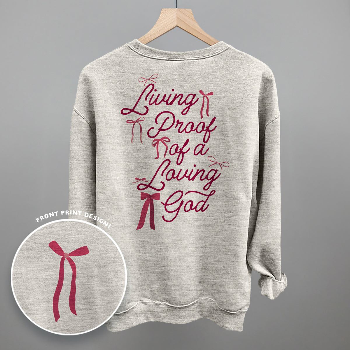 Living Proof Of A Loving God Back Print T-Shirts, Hoodie, Sweatshirt | RetroVerseTees.com (Image 5)
