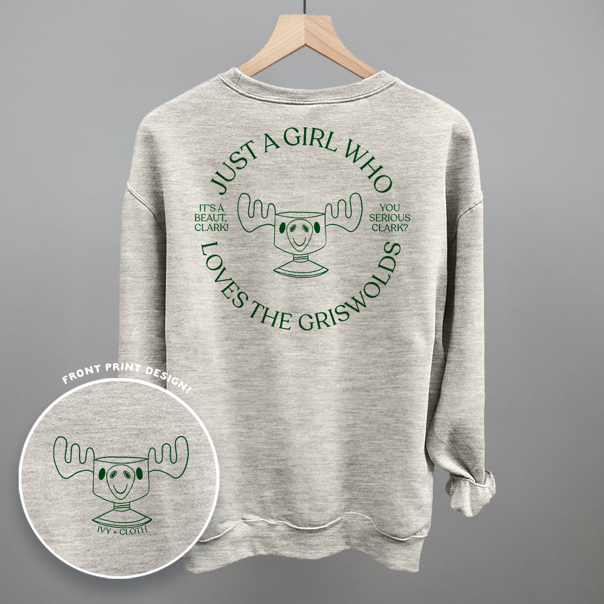 Just A Girl Who Loves The Griswolds (Back Print) T-Shirts, Hoodie, Sweatshirt | RetroVerseTees.com (Image 1)