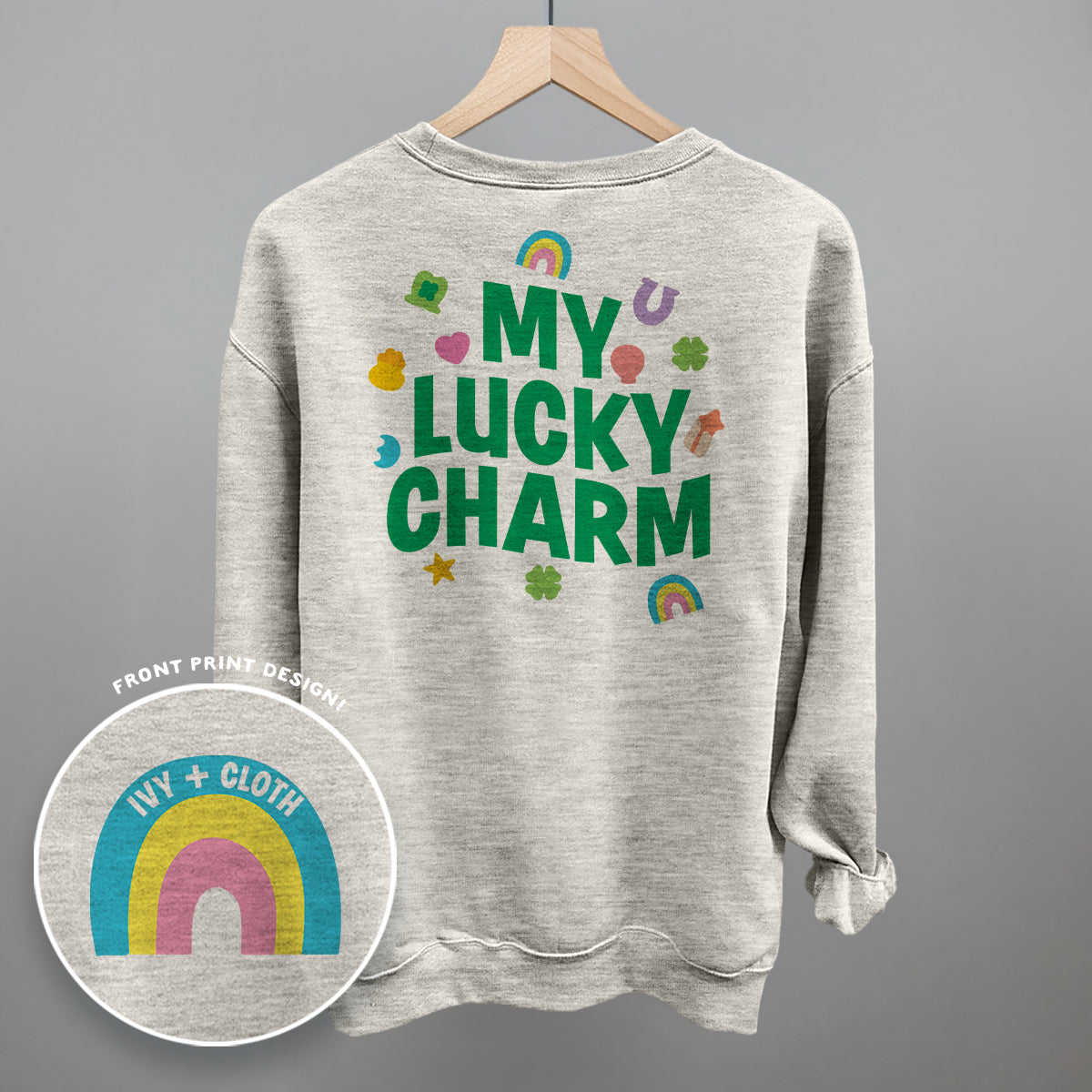 My Lucky Charm (Back Print) T-Shirts, Hoodie, Sweatshirt | RetroVerseTees.com (Image 5)