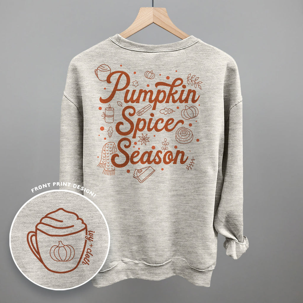 Pumpkin Spice Season Doodles (Back Print) T-Shirts, Hoodie, Sweatshirt | RetroVerseTees.com (Image 5)