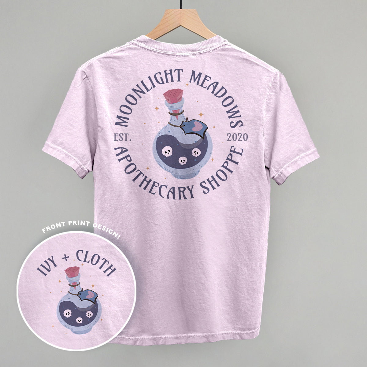 Moonlight Meadows Apothecary Shoppe (Back Print) T-Shirts, Hoodie, Sweatshirt | RetroVerseTees.com (Image 3)