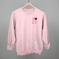 XOXO Heart (Left Chest) T-Shirts, Hoodie, Sweatshirt | RetroVerseTees.com (Image 1)
