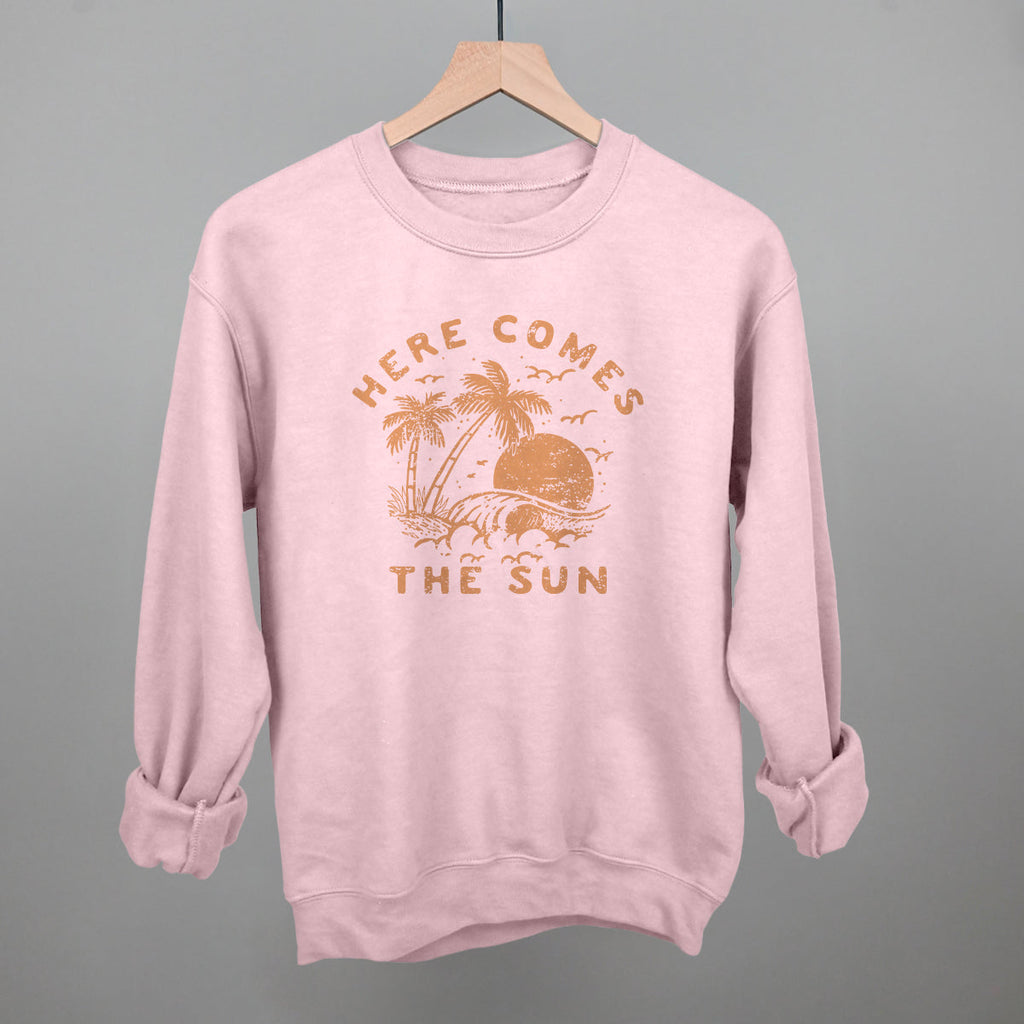 Here Comes The Sun Distressed T-Shirts, Hoodie, Sweatshirt | RetroVerseTees.com (Image 5)