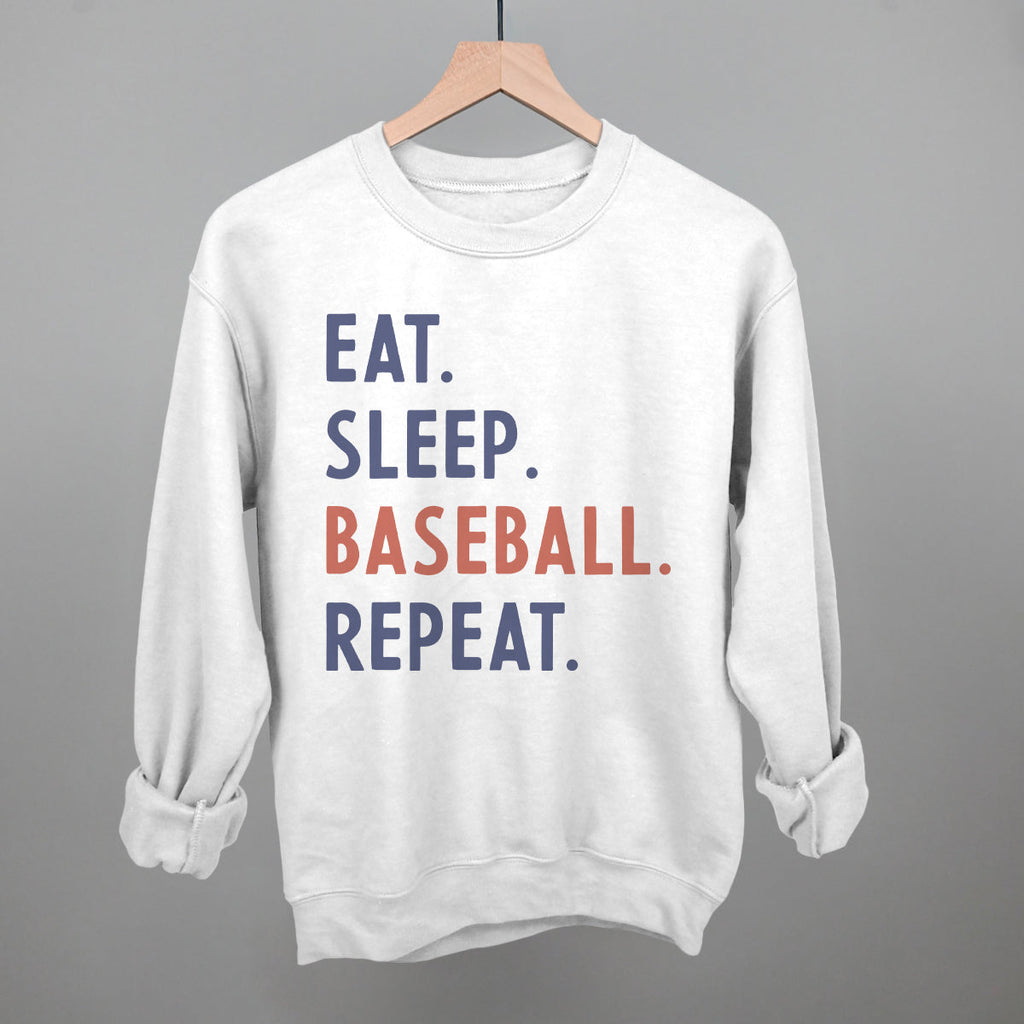 Eat Sleep Baseball Repeat T-Shirts, Hoodie, Sweatshirt | RetroVerseTees.com (Image 2)