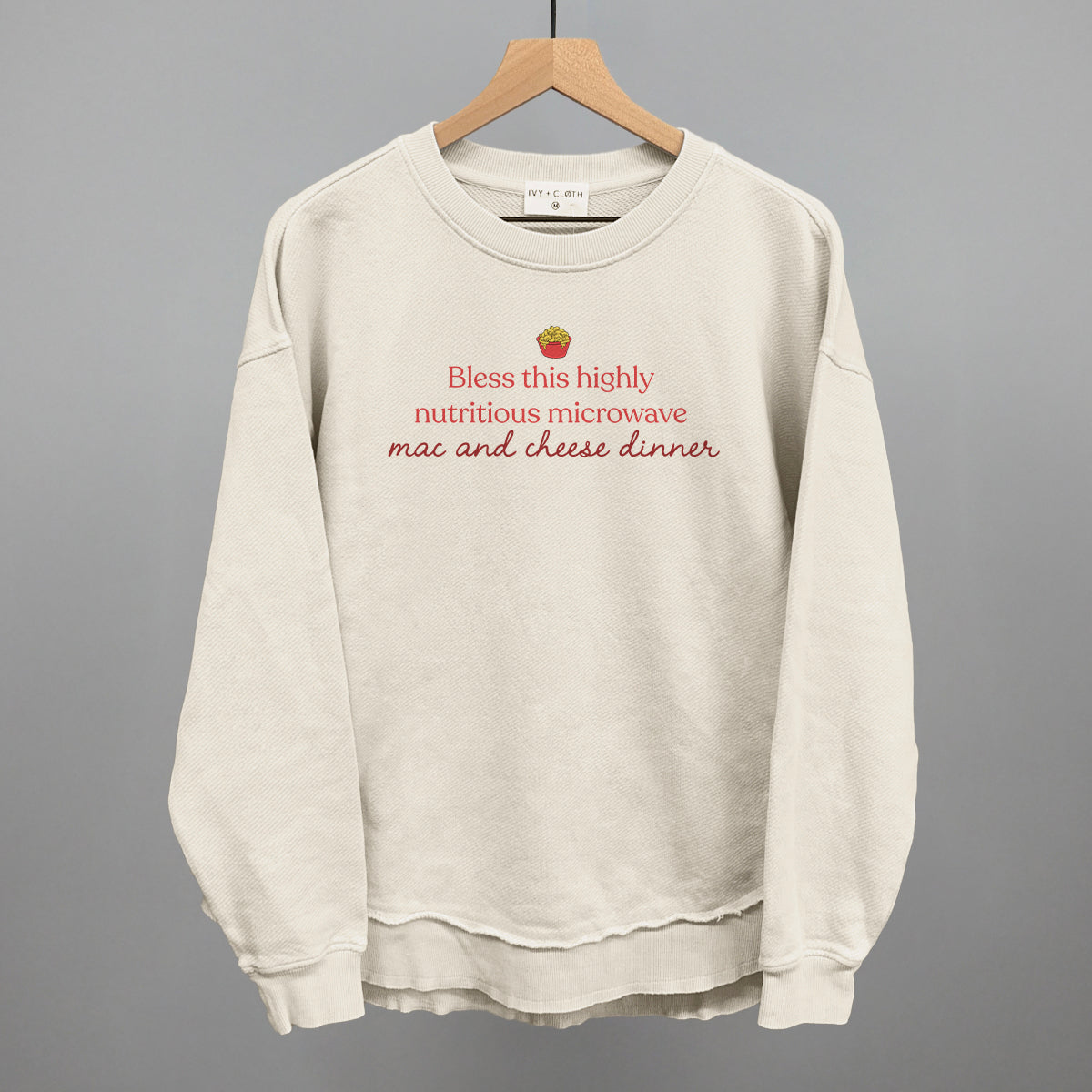 Bless This Highly Nutritious Microwave Mac & Cheese T-Shirts, Hoodie, Sweatshirt | RetroVerseTees.com (Image 5)