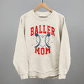 Baller Mom Baseball T-Shirts, Hoodie, Sweatshirt | RetroVerseTees.com (Image 1)
