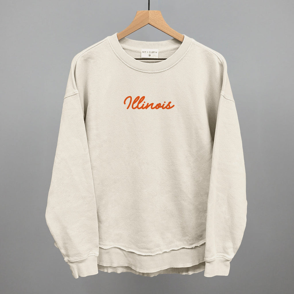 Illinois Script T-Shirts, Hoodie, Sweatshirt | RetroVerseTees.com (Image 1)