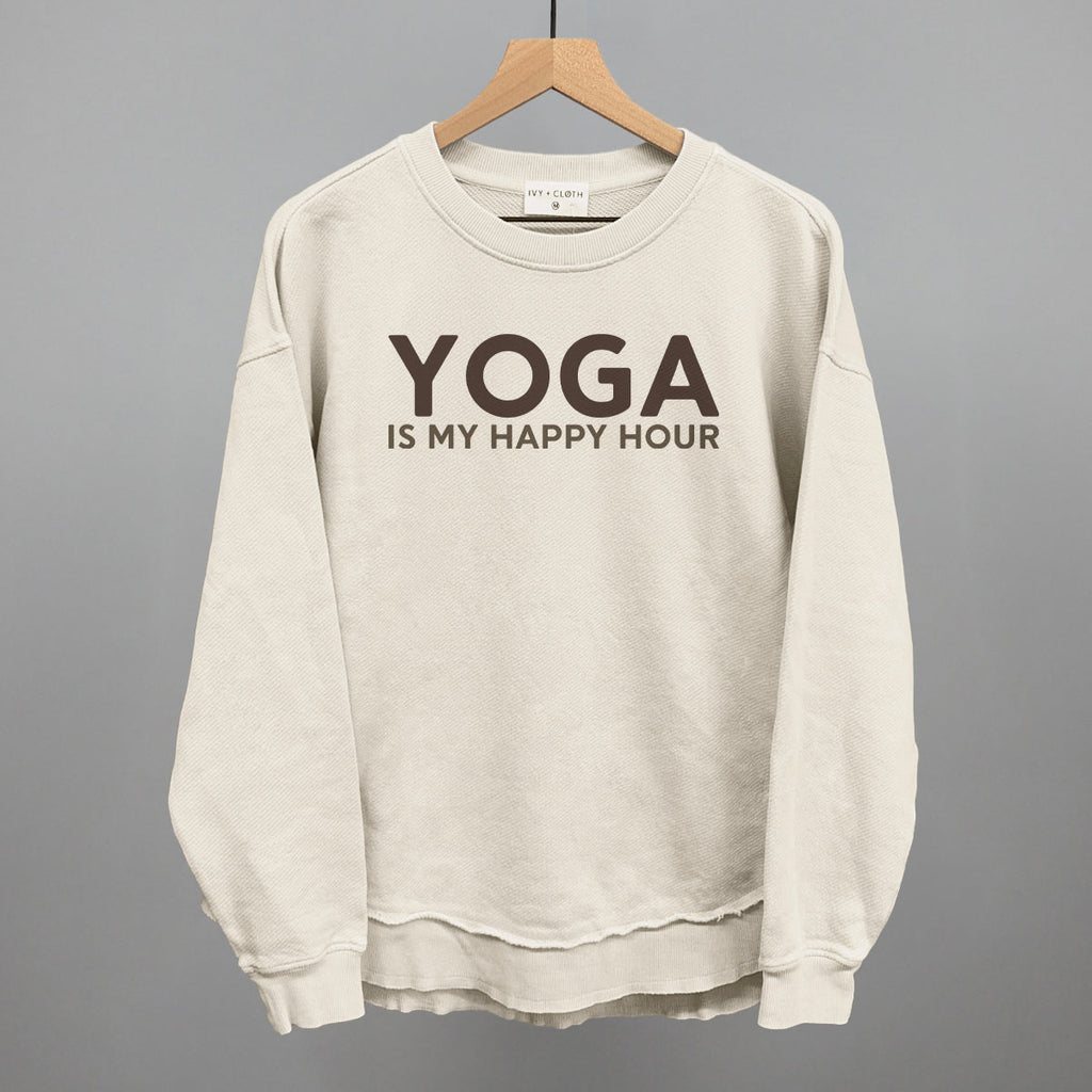 Yoga Is My Happy Hour T-Shirts, Hoodie, Sweatshirt | RetroVerseTees.com (Image 5)
