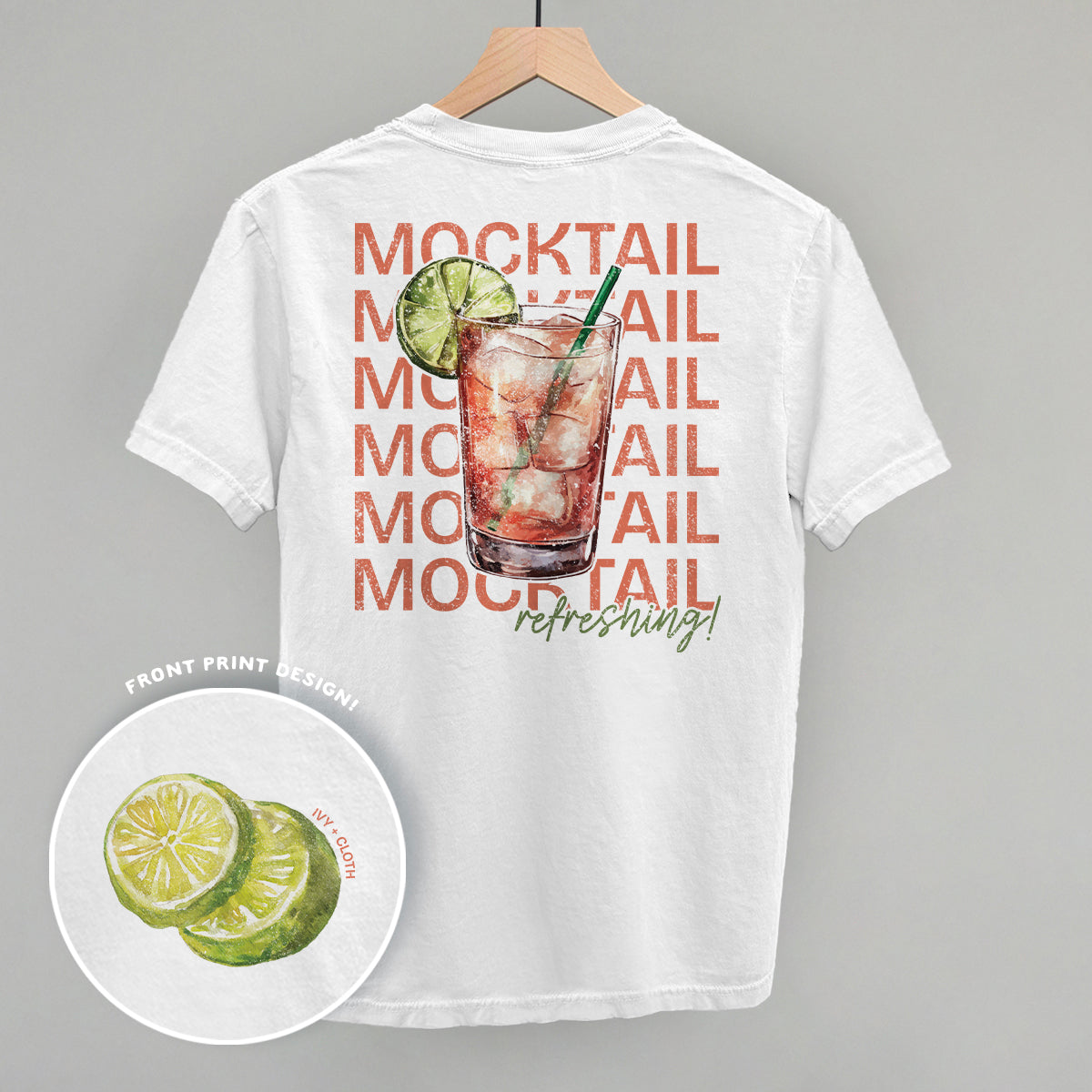 Mocktail (Back Print) T-Shirts, Hoodie, Sweatshirt | RetroVerseTees.com (Image 1)