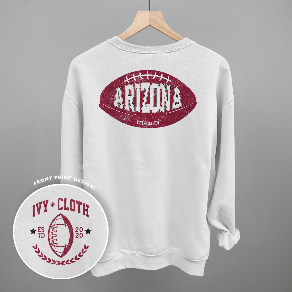 Arizona Football (Back Print) T-Shirts, Hoodie, Sweatshirt | RetroVerseTees.com (Image 4)