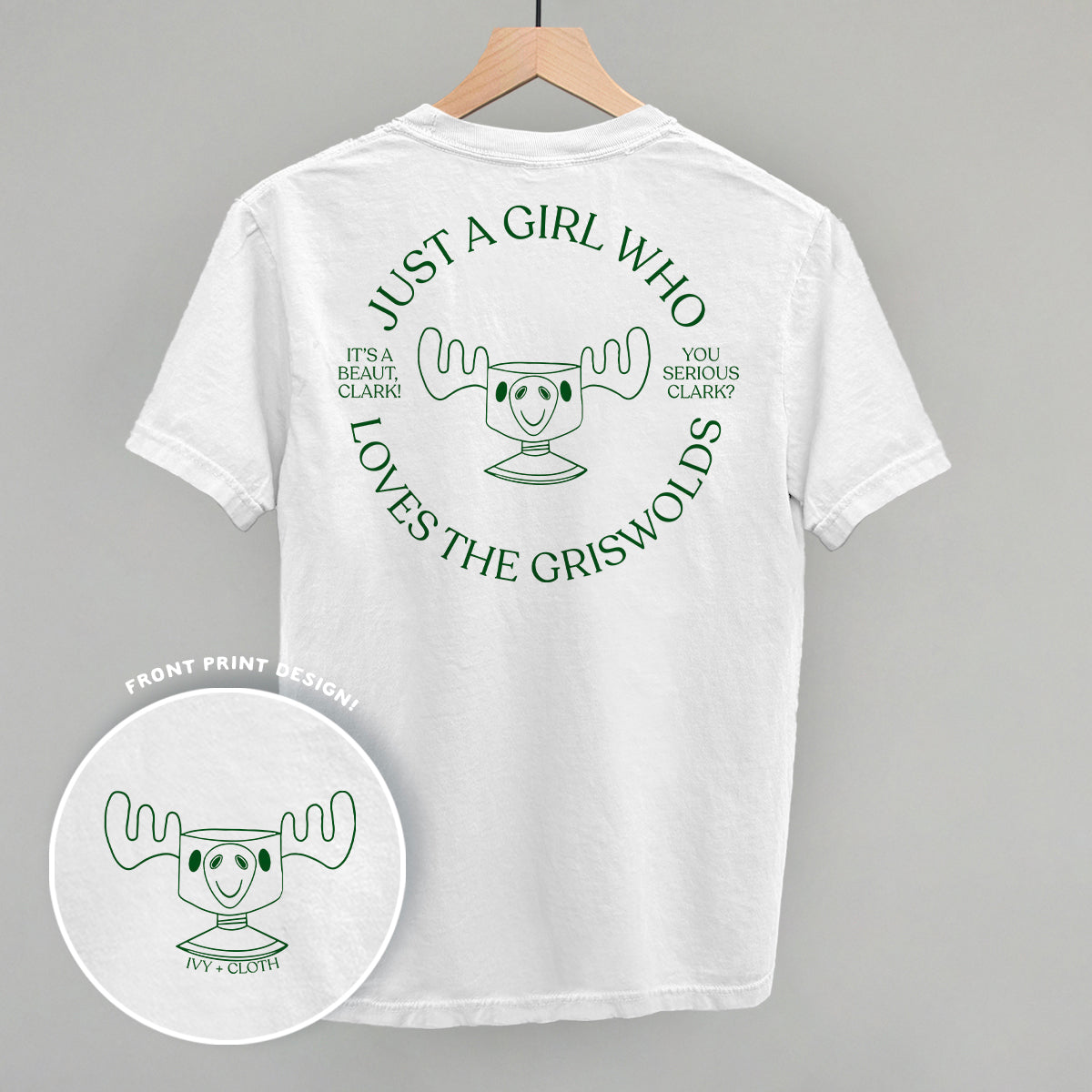Just A Girl Who Loves The Griswolds (Back Print) T-Shirts, Hoodie, Sweatshirt | RetroVerseTees.com (Image 5)