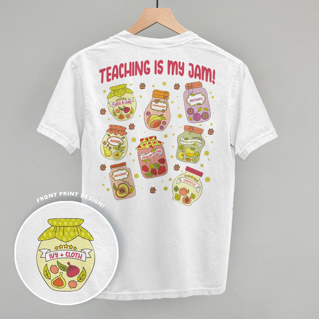 Teaching Is My Jam (Back Print) T-Shirts, Hoodie, Sweatshirt | RetroVerseTees.com (Image 4)