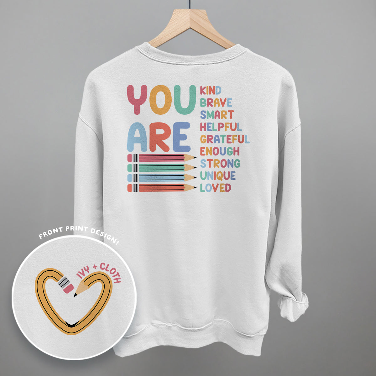 You Are (Teacher Affirmations) (Back Print) T-Shirts, Hoodie, Sweatshirt | RetroVerseTees.com (Image 4)