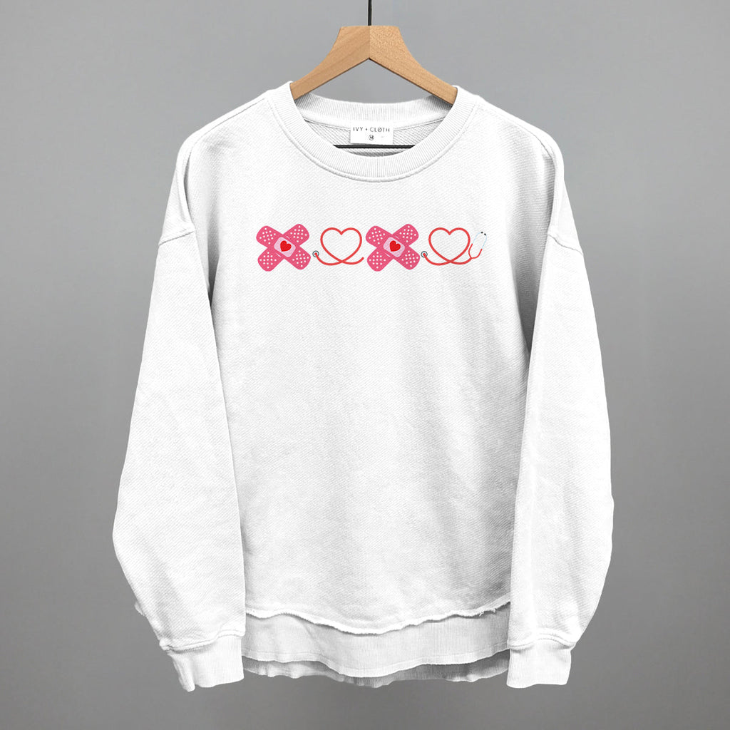 XOXO (Stethoscope + Bandages) T-Shirts, Hoodie, Sweatshirt | RetroVerseTees.com (Image 5)