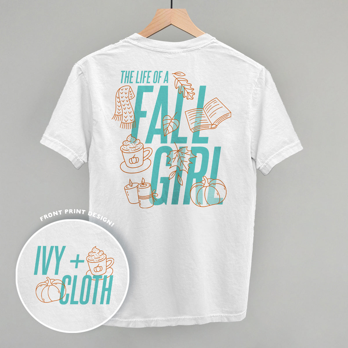 The Life Of A Fall Girl (Back Print) T-Shirts, Hoodie, Sweatshirt | RetroVerseTees.com (Image 2)