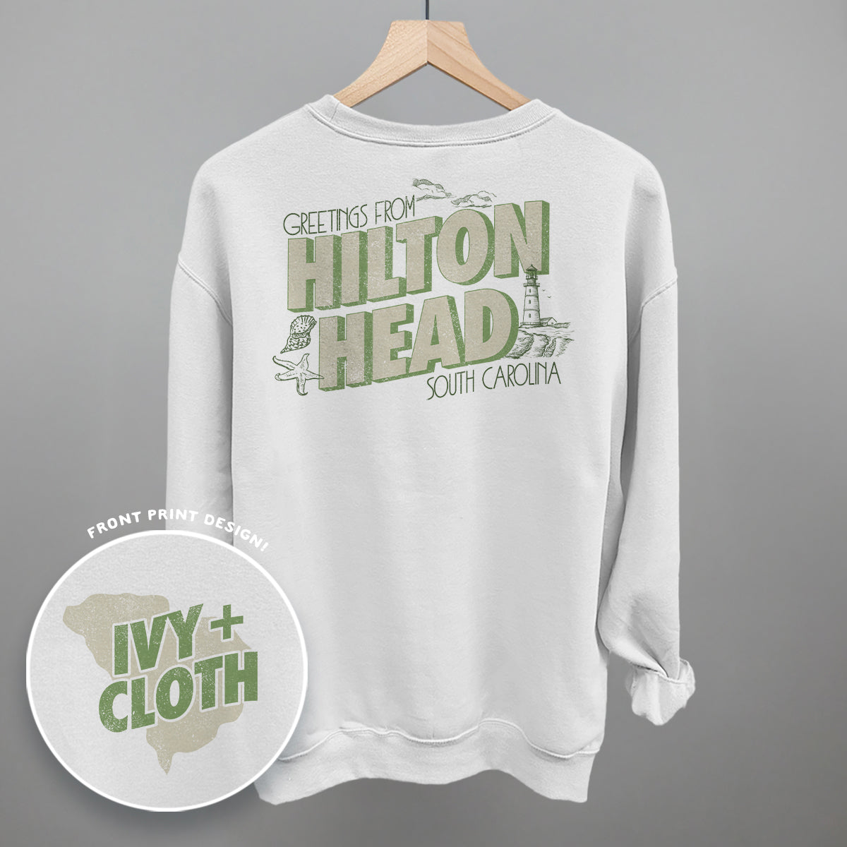 Greetings From Hilton Head (Back Print) T-Shirts, Hoodie, Sweatshirt | RetroVerseTees.com (Image 3)