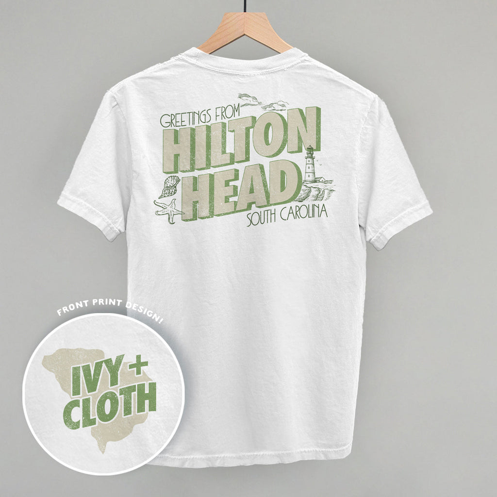 Greetings From Hilton Head (Back Print) T-Shirts, Hoodie, Sweatshirt | RetroVerseTees.com (Image 2)