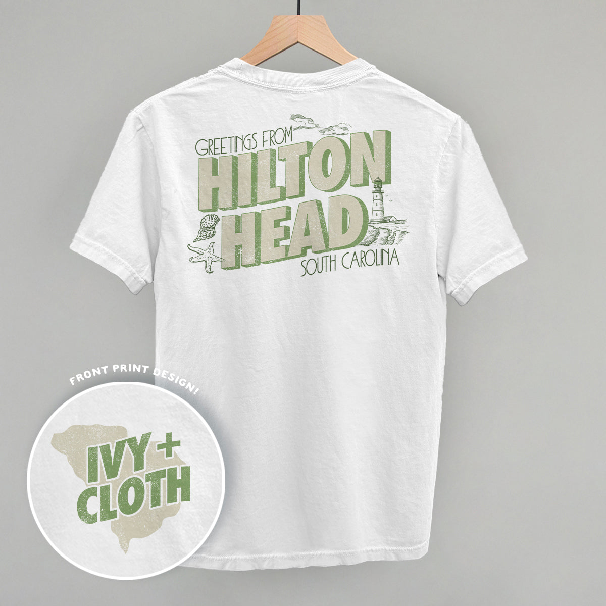 Greetings From Hilton Head (Back Print) T-Shirts, Hoodie, Sweatshirt | RetroVerseTees.com (Image 2)