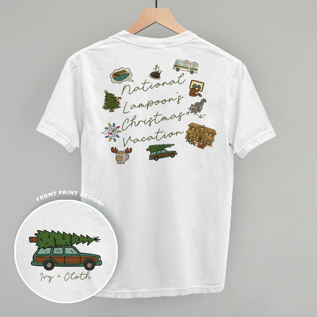 National Lampoon Christmas Doodles (Back Print) T-Shirts, Hoodie, Sweatshirt | RetroVerseTees.com (Image 2)