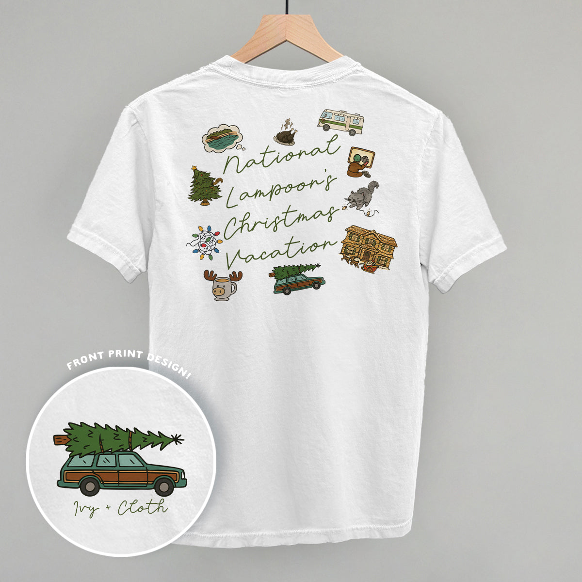 National Lampoon Christmas Doodles (Back Print) T-Shirts, Hoodie, Sweatshirt | RetroVerseTees.com (Image 2)