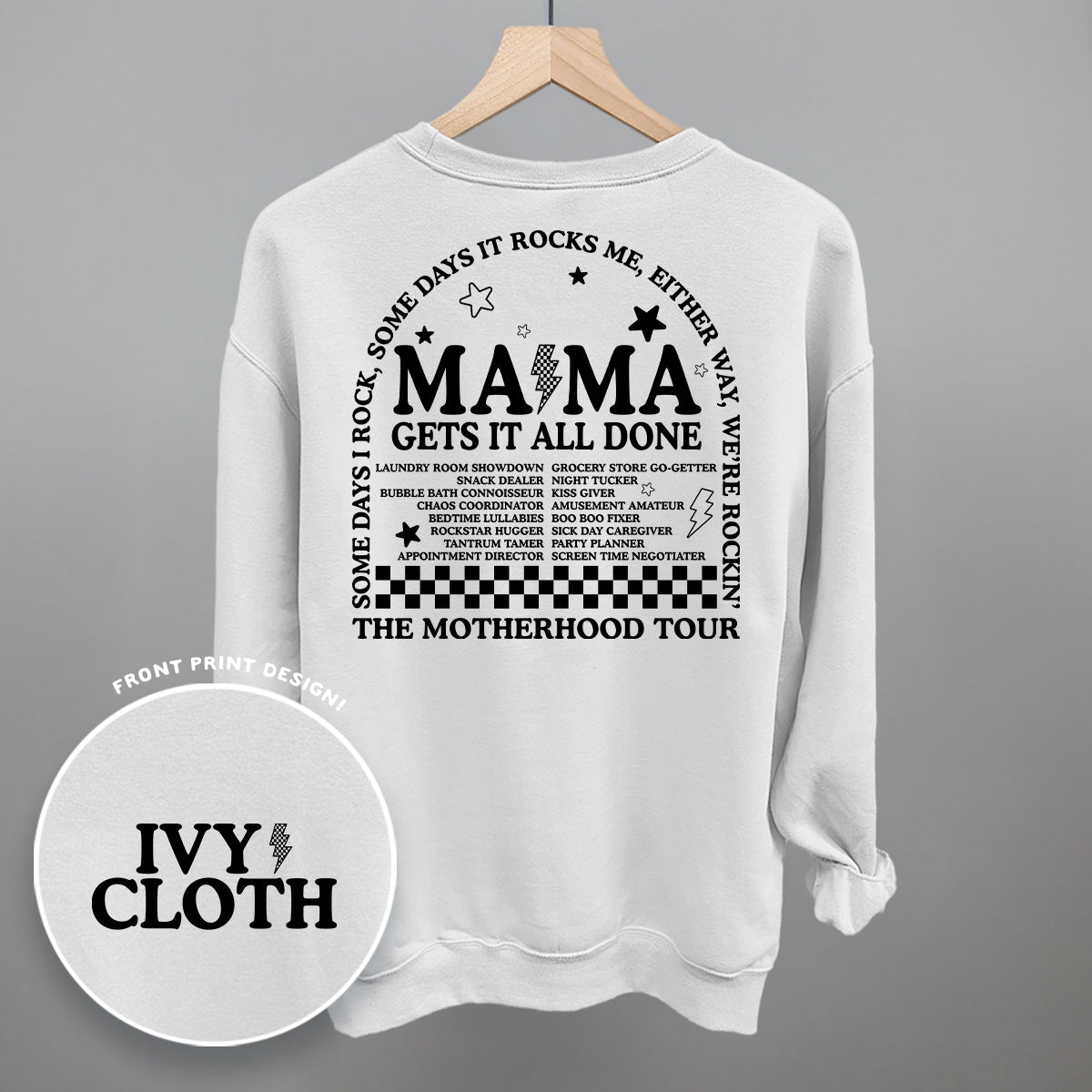 The Motherhood Tour (Back Print) T-Shirts, Hoodie, Sweatshirt | RetroVerseTees.com (Image 1)