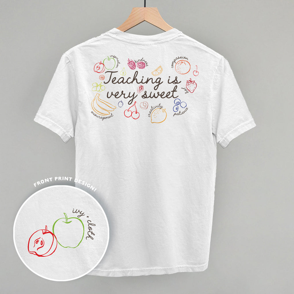 Teaching Is Very Sweet Fruit (Back Print) T-Shirts, Hoodie, Sweatshirt | RetroVerseTees.com (Image 2)