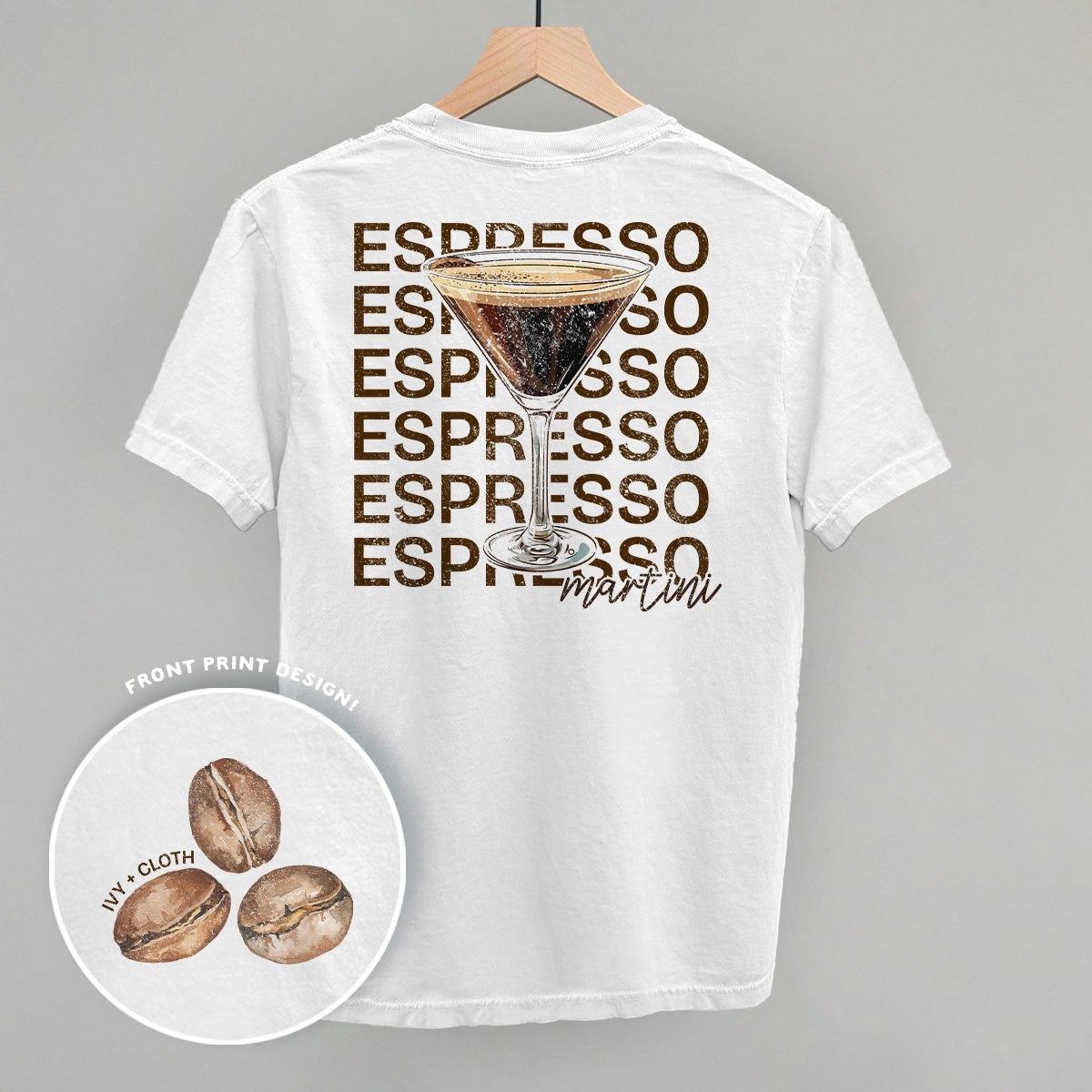 Espresso Martini (Back Print) T-Shirts, Hoodie, Sweatshirt | RetroVerseTees.com (Image 2)
