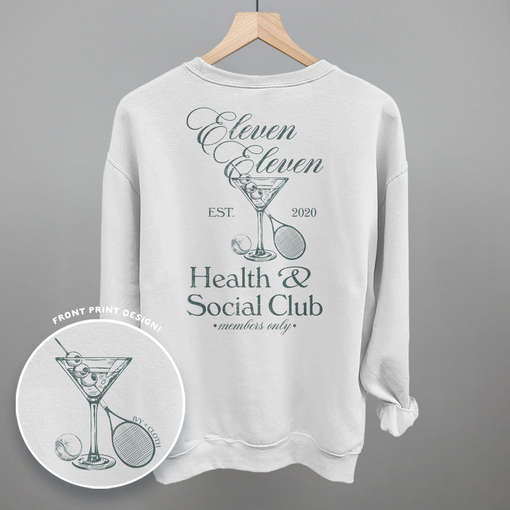 Health & Social Club (Back Print) T-Shirts, Hoodie, Sweatshirt | RetroVerseTees.com (Image 5)