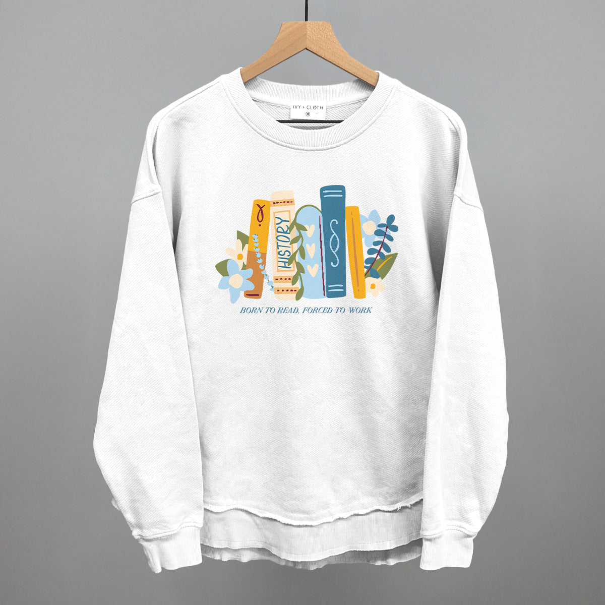 Born To Read, Forced To Work Doodle T-Shirts, Hoodie, Sweatshirt | RetroVerseTees.com (Image 5)