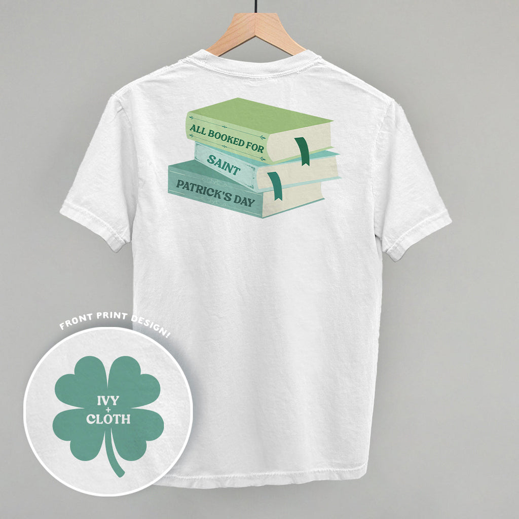 All Booked For St Patrick's Day (Back Print) T-Shirts, Hoodie, Sweatshirt | RetroVerseTees.com (Image 2)