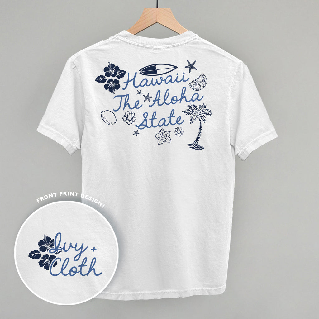The Aloha State (Back Print) T-Shirts, Hoodie, Sweatshirt | RetroVerseTees.com (Image 3)