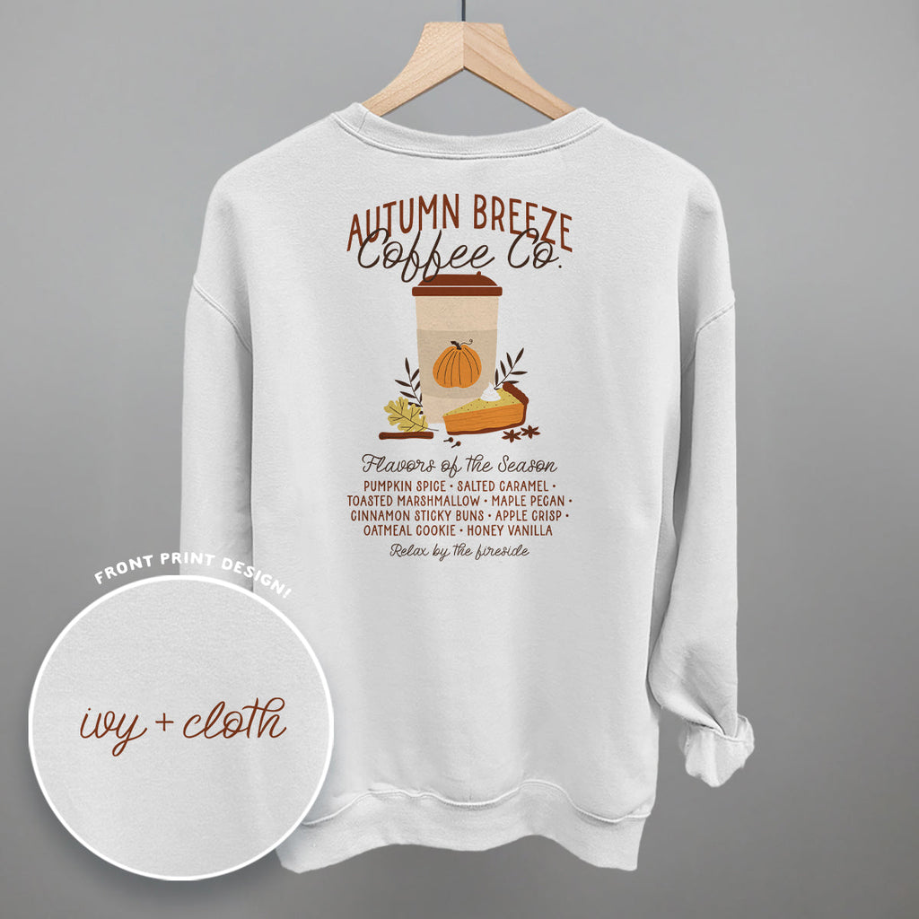 Autumn Breeze Coffee Co. (Back Print) T-Shirts, Hoodie, Sweatshirt | RetroVerseTees.com (Image 4)
