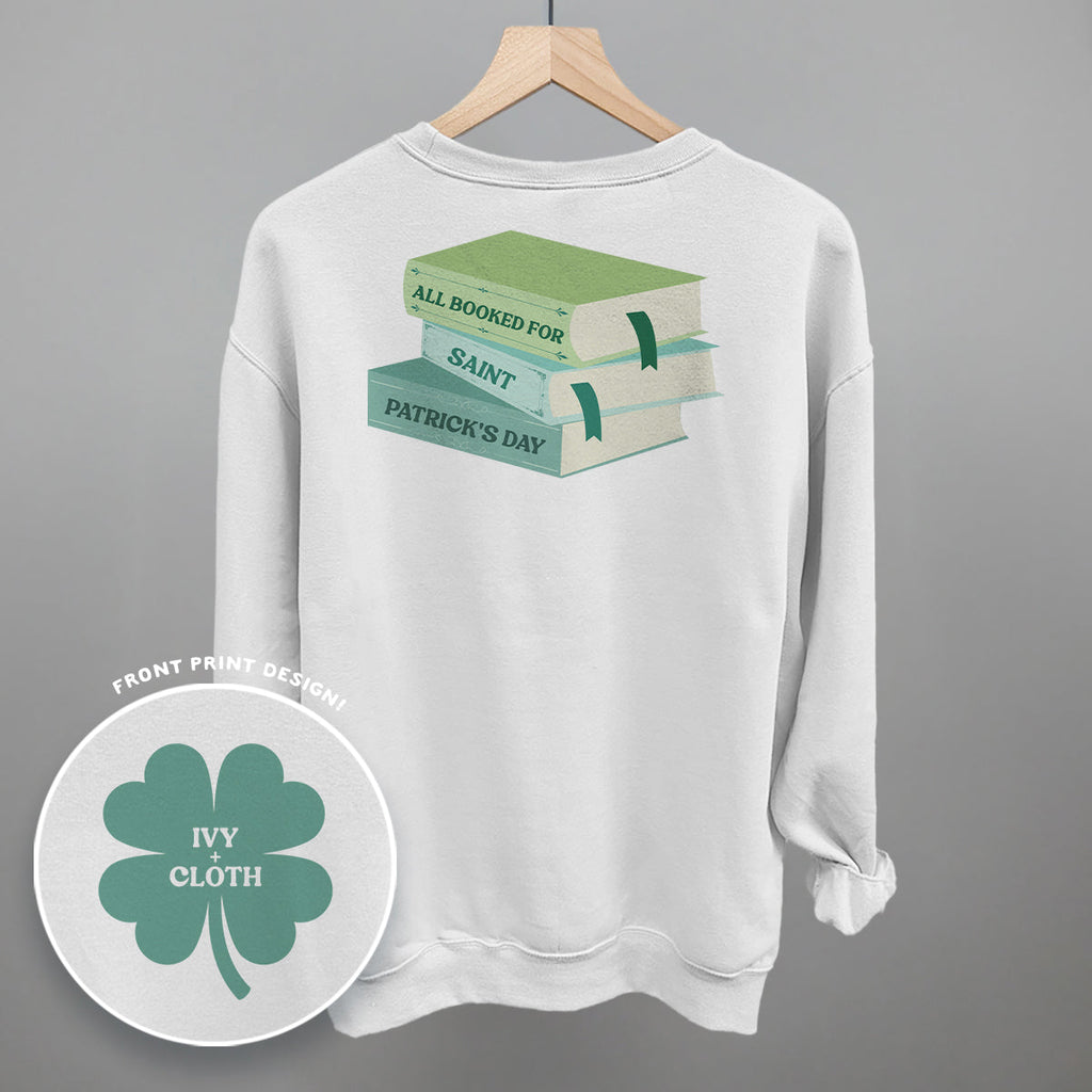 All Booked For St Patrick's Day (Back Print) T-Shirts, Hoodie, Sweatshirt | RetroVerseTees.com (Image 4)