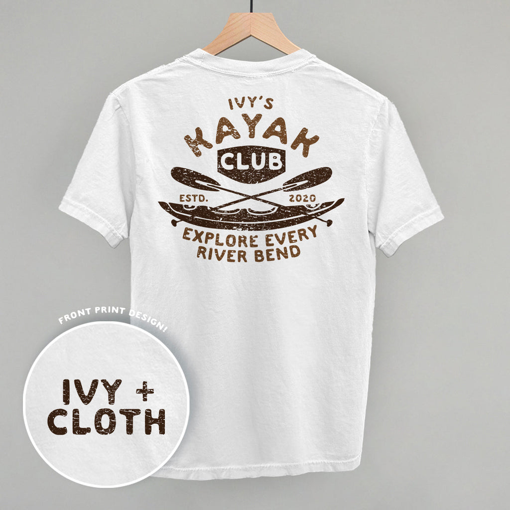 Ivy's Kayak Club (Brown) (Back Print) T-Shirts, Hoodie, Sweatshirt | RetroVerseTees.com (Image 4)