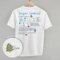 Sugar Cookie Recipe (Back Print) T-Shirts, Hoodie, Sweatshirt | RetroVerseTees.com (Image 1)