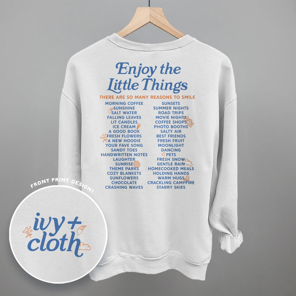 Enjoy The Little Things List (Back Print) T-Shirts, Hoodie, Sweatshirt | RetroVerseTees.com (Image 5)