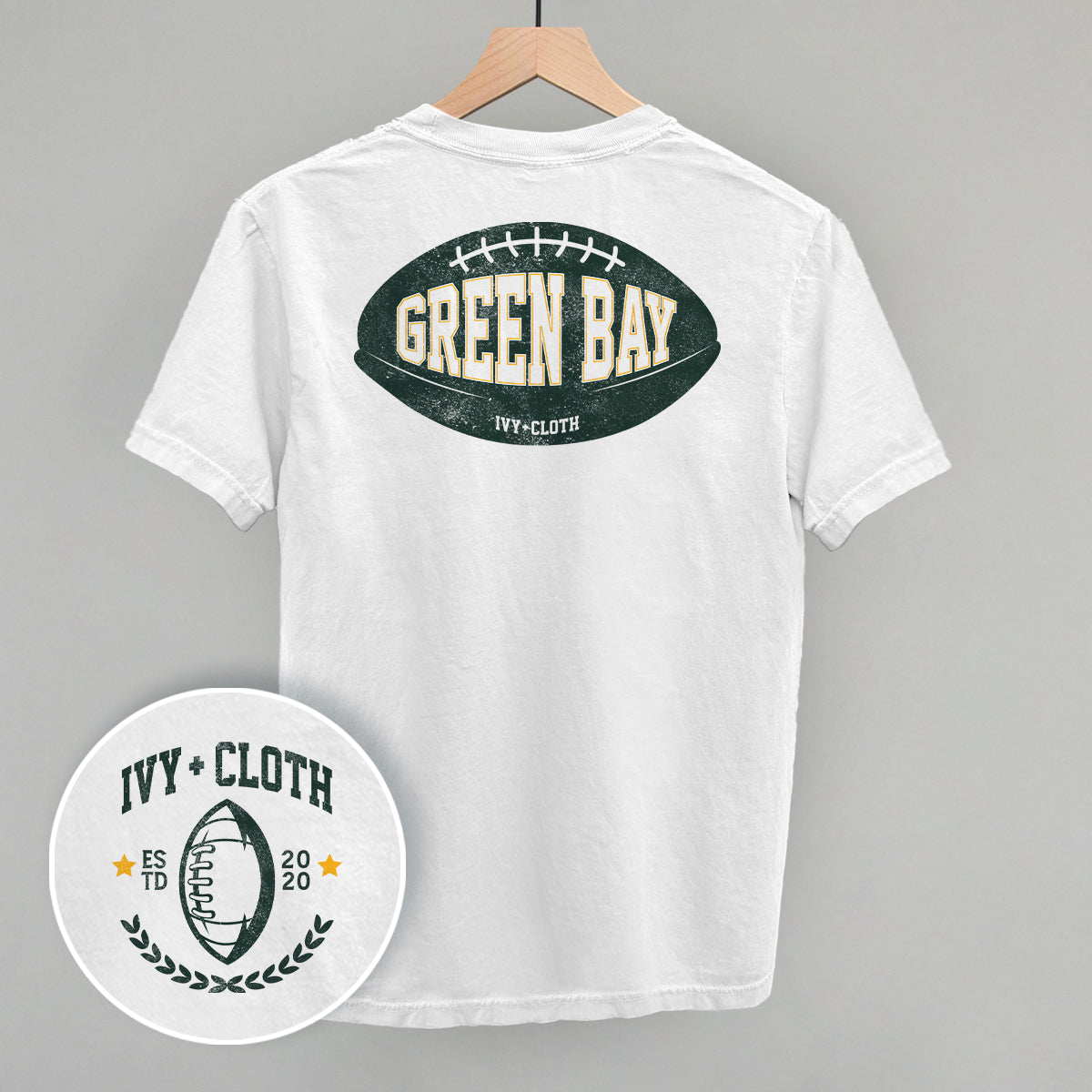 Green Bay Football (Back Print) T-Shirts, Hoodie, Sweatshirt | RetroVerseTees.com (Image 3)