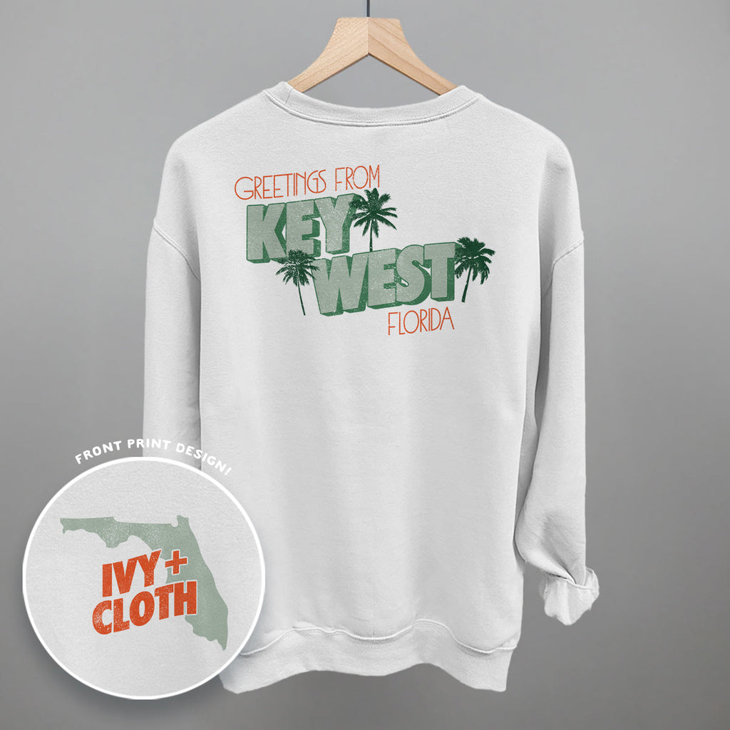 Greetings From Key West (Back Print) T-Shirts, Hoodie, Sweatshirt | RetroVerseTees.com (Image 4)
