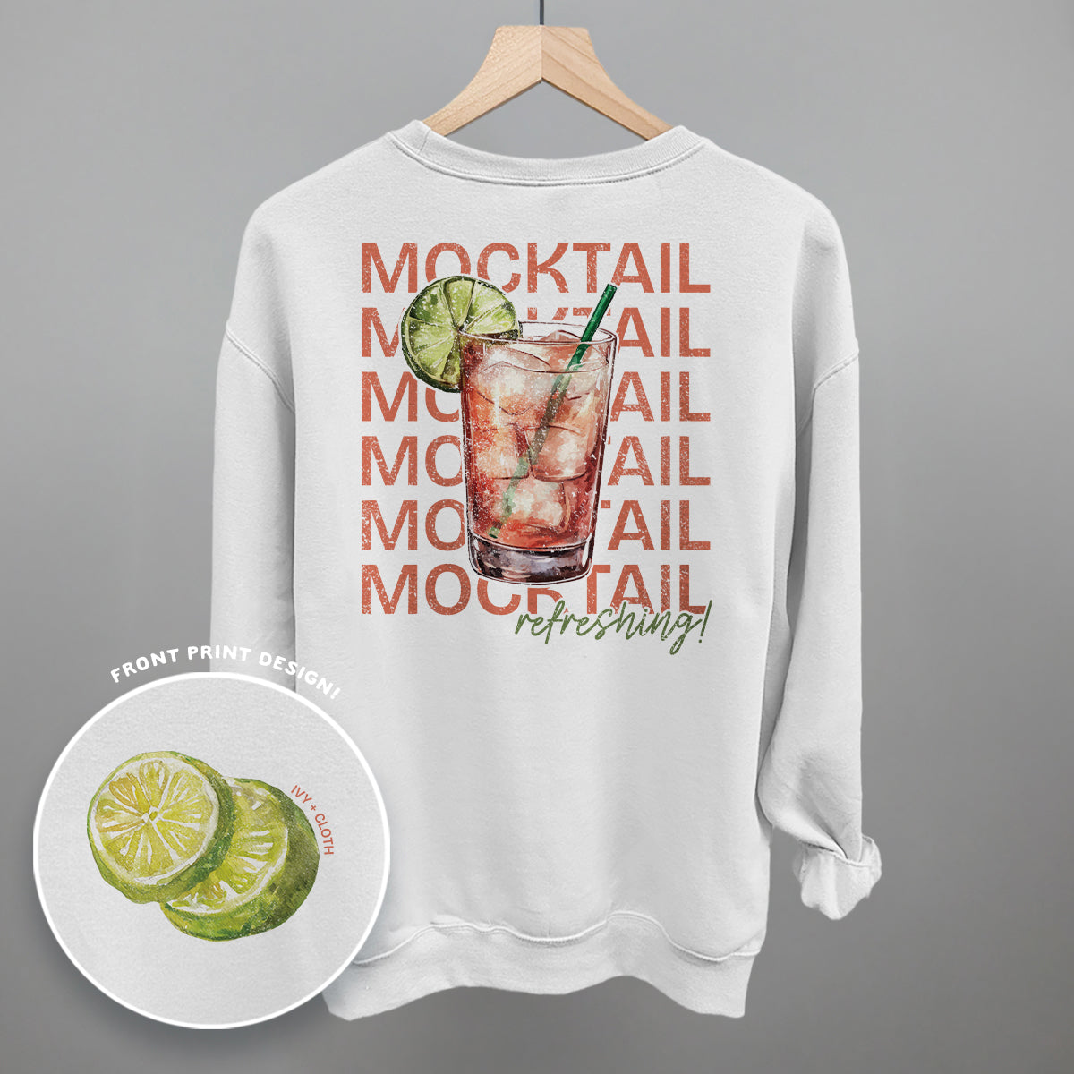Mocktail (Back Print) T-Shirts, Hoodie, Sweatshirt | RetroVerseTees.com (Image 3)