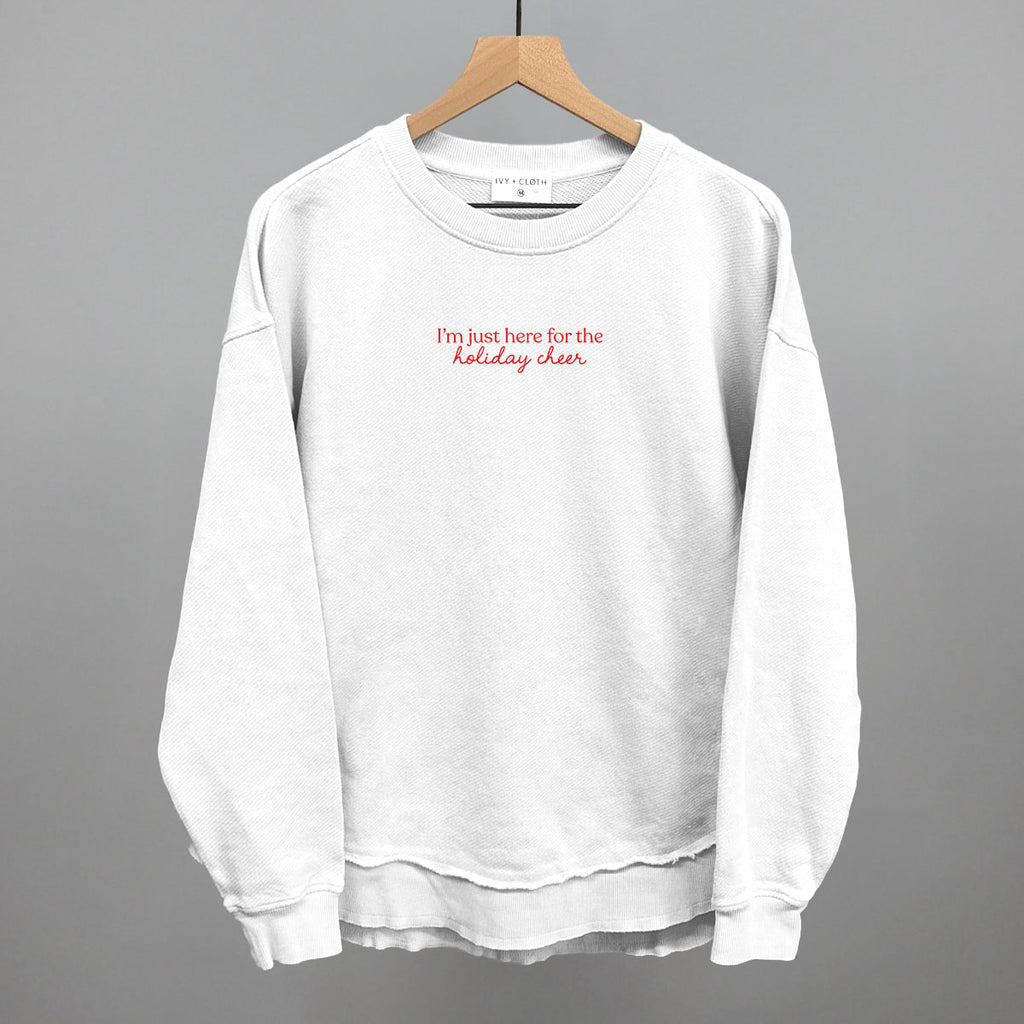 I'm Just Here For The Holiday Cheer T-Shirts, Hoodie, Sweatshirt | RetroVerseTees.com (Image 1)
