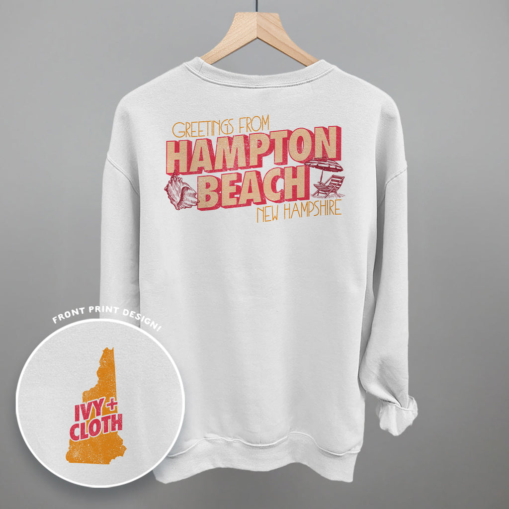 Greetings From Hampton Beach (Back Print) T-Shirts, Hoodie, Sweatshirt | RetroVerseTees.com (Image 3)