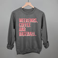 Weekends Coffee Baseball T-Shirts, Hoodie, Sweatshirt | RetroVerseTees.com